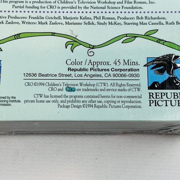 CRO It's A Woolly Woolly World VHS 1994 Cartoon Caveman Ice Age Sealed OOP Rare - Picture 4 of 4